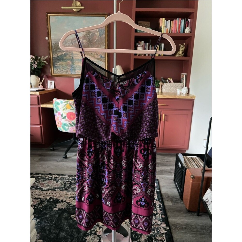 Express Patterned Mini Dress